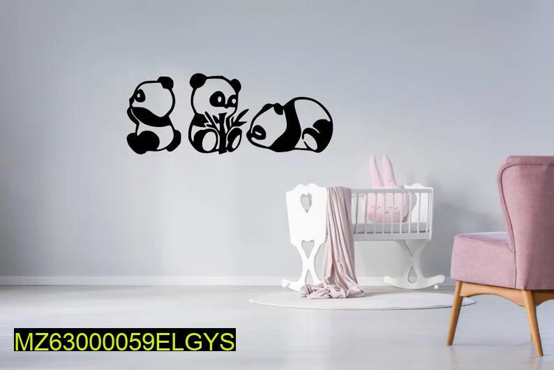 beautiful panda desingn for wall