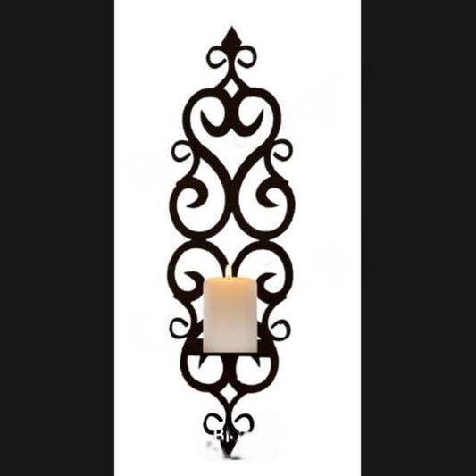 Wall shelves LED candles