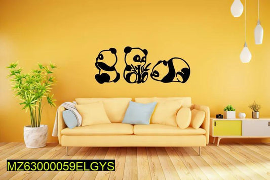 beautiful panda desingn for wall