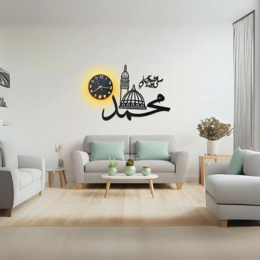 wall clock with backlight