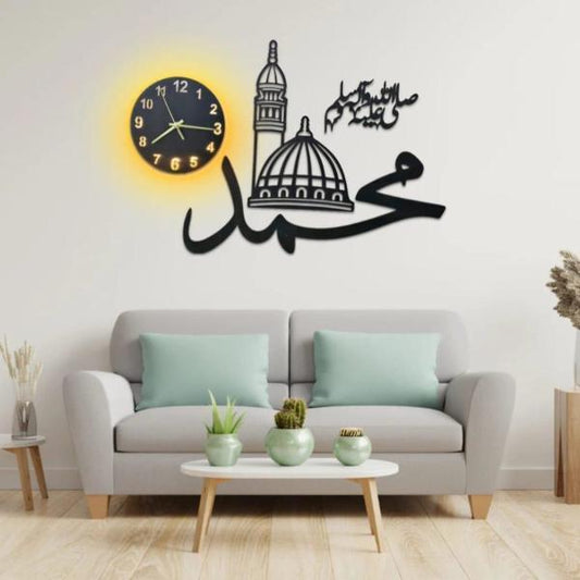 wall clock with backlight