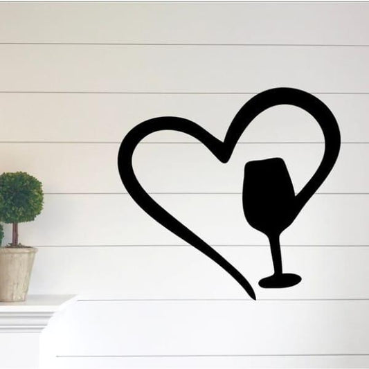 HEART design wall sticker